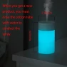 Превью Mini Humidifier with 7 Color LED — Essential Oil Diffuser, HOTFFISH