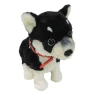 Talking, Moving, Singing, Dancing Kuroshibu Love Robot Shiba Inu Plush Toy — Robot Pet, YRstudio
