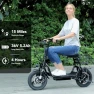 Превью Peak 1200W Foldable Electric Scooter with Seat — Electric Scooter, Caroma