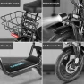 Превью Peak 1200W Foldable Electric Scooter with Seat — Electric Scooter, Caroma