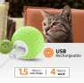 Smart Pet Cat Toy Ball Luminous Yo-Yo — Automatic Cat Toy