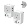 Превью European Plug Adapter with USB C, TESSAN