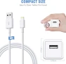 Превью Fast Charging USB Wall Charger with Lightning Cable, Curvologys