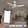 Превью Smart Ceiling Fan with Lights Flush Mount — Smart Fan, SMAFAN