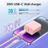 Превью 3-Pack 10-Foot Lightning Charging Cables with 20W Fast Chargers, BUSFUL