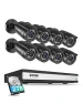 Превью Security Camera System with AI Human Vehicle Detection, Night Vision, 8 Wired Cameras, DVR with Hard Drive — Security Camera, ZOSI