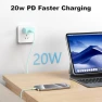 Превью 20W Fast Charger Block with USB-C Cable — Power Bank, BUSFUL