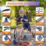 Превью Lightweight and Foldable Kick Scooter - Adjustable for Teens and Adults, Alloy Deck with High Impact Wheels — Electric Scooter, Hurtle