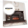 Превью Traditional 58" Rustic TV Stand with Electric Fireplace Heater — Stands, BELLEZE
