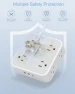 Превью Flat Plug Power Strip Surge Protector, TESSAN