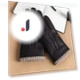 Winter Leather Gloves with Touchscreen — Gloves, Ladie KAKA