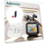 Full Color Touch Screen ANC+ENC Dual Noise Cancelling Bluetooth Earbuds — In-Ear Headphones, Admisitr