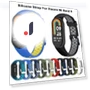 Silicone Wristband Breathable Smart Watchband — Fitness Bands, j-3C
