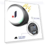 Digital Solar-Powered Car Clock with Temperature Display — Clock, NyPhoenix Auto