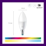 Превью Color LED Smart Candle-Shaped Bulb — Smart Light Bulb, WiZ