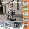 Превью Folding Mobility Scooter for Seniors & Adults – 4-Wheel All-Terrain Electric Scooter — Electric Scooter, Glashow