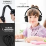Превью Kids Headphones Bulk Pack for School, HD Mic Stereo Sound Over-Ear, Comfortable Fit, Foldable, Wired, A+ Scholars