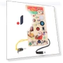 Baby Board with 8 LED Switches — Infant & Early Childhood Playthings, RC-Z