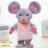Musical Dancing Talking Electronic Plush Mouse Robot, Bai Fen Bai Toys