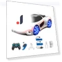 Concept Car with Remote Control and LED Lighting — Remote Control Cars, Toy