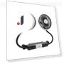 Dual Head Car Fan with LED Light — Radiator Fan Motors, 888 Auto Parts Town