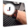 LED Watch with Steel Band — Timepieces, Lava