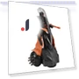 Transformable Toy Car Robot with Music and Light — Interactive Figures & Robots, ZY-Animal-N