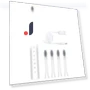 Electric Toothbrush with 4 Brush Heads — Electric Toothbrush Heads, Zoeneed