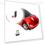Red Car-Shaped Wireless Mouse — Mouse Pads, Automobile and motorcycle supplies