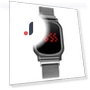 Square LED Touch Men's Watch with Magnetic Woven Strap — Men's Timepieces, Dream shoe edge