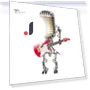 Retro Robot Microphone Night Light — Desk, Exquiste life