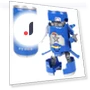Transforming Soda Samurai Robot Toy — Stacking Blocks, Super Go