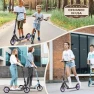 Превью Foldable Kick Scooter with Adjustable Handlebar, WAYPLUS
