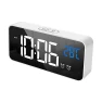 Smart LED Digital Alarm Clock with Mirror Display, Factory Discount Outlet