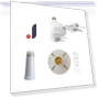 Ceiling Fan with 3-Color Temperature, Adjustable Brightness, LED Light — Ceiling Fan Lighting Solutions, Dayuansheng