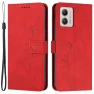 Imprinted Heart Shape Phone Cover Stand Wallet Phone Leather Case with Strap — Flip Cases, Smartwatch 2025