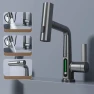Digital Display Pull-out Lift Mixer Tap — Sink Faucets & Parts, SUN LL