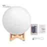 Moon Lamp with Wooden Base — Creative Lighting Solutions, Home Kits