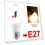 LED Motion Sensor Light Bulb — LED, Rainbow Rain