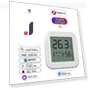 Temperature and Humidity Sensor with LCD Screen — Home Climate Control, Home Textile Home Decoration