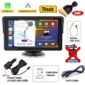 Universal 7-inch Portable Wireless Carplay Android Auto Multimedia Video Player — Stereo Receivers, Auto Accessories Home