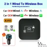 4 in 1 Carplay Box Android Auto Wireless Adapter — Car Infotainment System, Auto Accessories Home