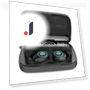 Bluetooth Headset with LED Display — Audio Gear, QUEED