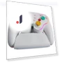 Wireless Controller with Charging Station — Gaming Controllers, Lntelligent Living Hall