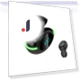 Wireless Bluetooth Headset with Mini LED Touch Display — In-Ear Headphones, Admisitr