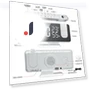 Digital Smart Alarm Clock with LED Projection — Alarms & Clocks, SZ-Damai