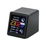 USB Charging WiFi Weather Forecast Station Plastic Multifunctional Mini Desktop Clock — Clocks, DC-HOME Textile