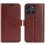 Textured Crazy Horse Stand Leather Phone Case — Flip Cases, Smartwatch 2025