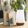 13-Color Touch Night Light with Wood Texture, Value Vault