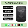 Wireless CarPlay Android Auto Adapter Dongle — Car Infotainment System, Auto Launcher